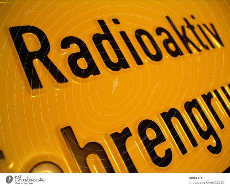 radioactive Radioactivity Dangerous Laser Science & Research Signs and labeling Threat Energy industry Protection Atoms