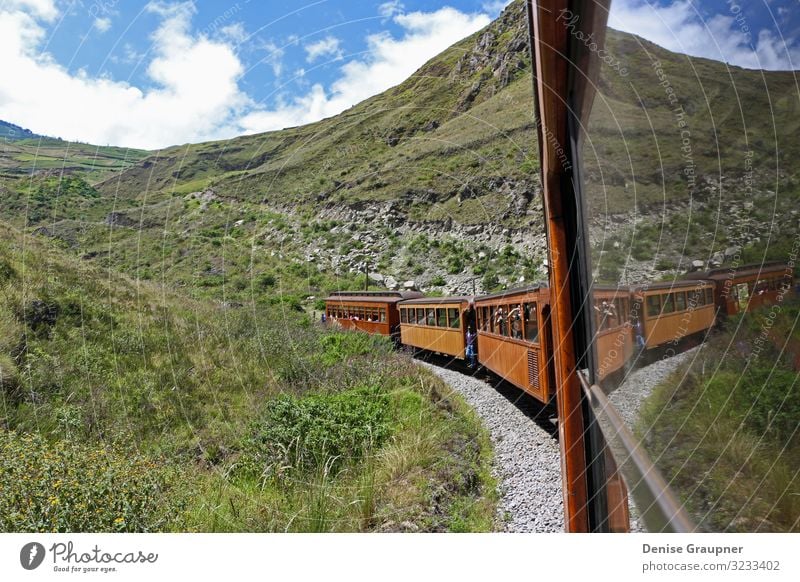 Andean railway in Alausi Ecuador goes to the devil's nose Vacation & Travel Environment Nature Landscape Sky Climate Climate change Weather Beautiful weather