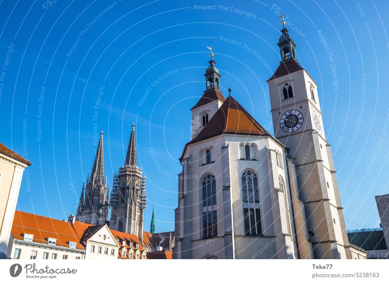 Regensburg #1 Winter Esthetic Religion and faith Bavaria Danube Regen County Colour photo Exterior shot