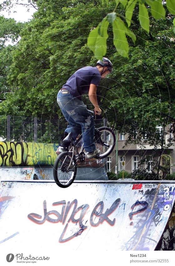 bicycle ramp jump