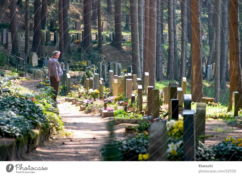 sorrow Cemetery Tombstone Grief Man Death