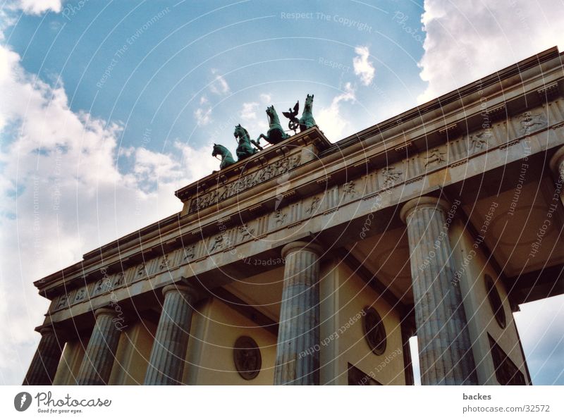 large gate_1 Large Horse Architecture Brandenburg Gate Berlin Open