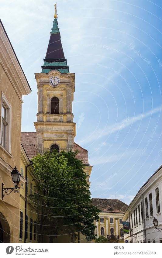 Catholic Church Vacation & Travel Tourism Trip Sightseeing Hiking Clock Town Old town Building Architecture Belief Religion and faith belfry bell tower Chapel