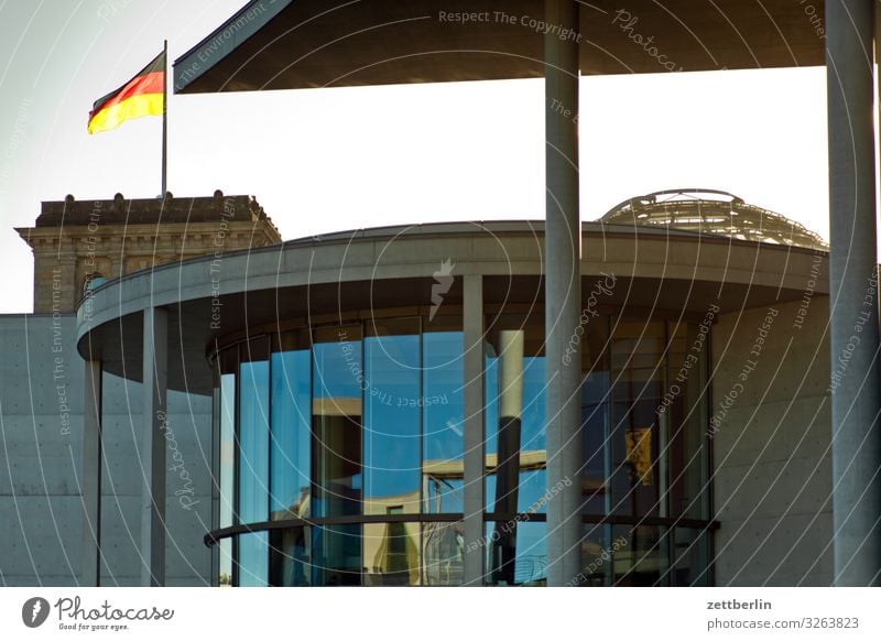 government quarter Architecture Berlin Reichstag Germany German Flag Capital city Federal Chancellery marie elisabeth lüders house Parliament Government