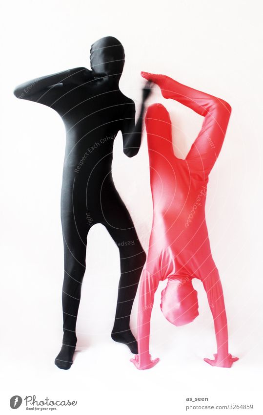 Two Bodies Carnival 2 Human being Art Dance Dance event Dancer Ballet Youth culture Shows Body Touch Movement Hip & trendy Modern Red Black Cool (slang)
