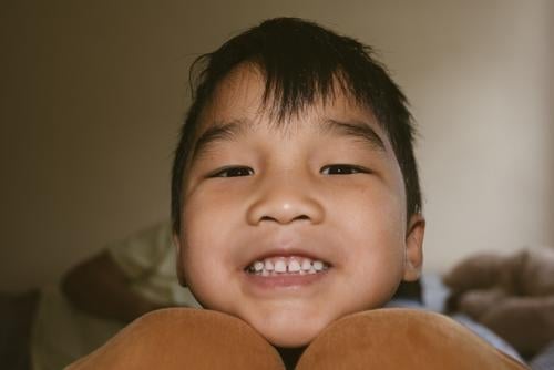 zest for life Joy Boy (child) 1 Human being 3 - 8 years Child Infancy Black-haired Smiling Laughter Looking Wait Exceptional Happy Curiosity Beautiful