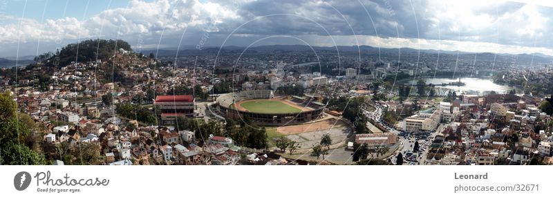 Antananarivo 2 Town Panorama (View) Building House (Residential Structure) Hill Clouds Sunset Tree Palace Horizon Lake Park Africa Moral Mountain stage Large