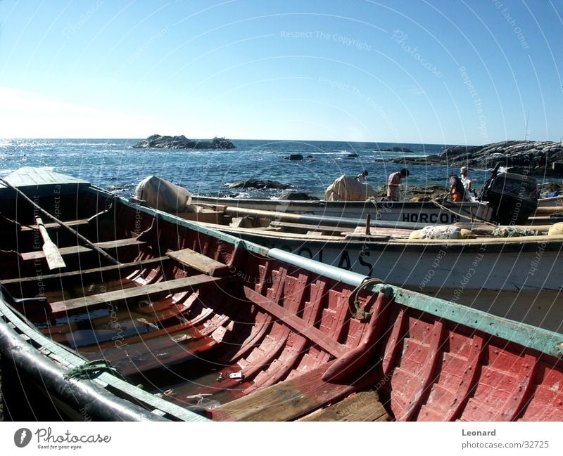 Colours boats Lake Watercraft Fishery Beach Chile Navigation Island sea fish fishing ocean pacific Chili