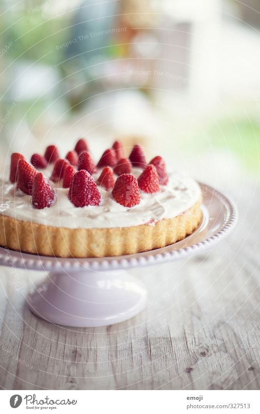 Strawberry Yoghurt Cake A Royalty Free Stock Photo From Photocase