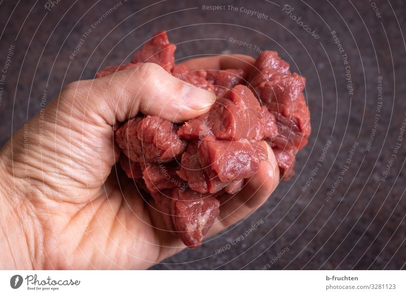 fistful of meat Food Meat Nutrition Organic produce Healthy Eating Restaurant Hand Fingers Work and employment Select To hold on Fresh Beef red meat Raw Part