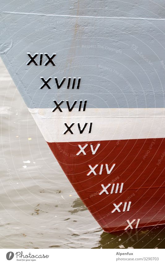Roman decadence | written Navigation Passenger ship Sign Characters Digits and numbers Signs and labeling Swimming & Bathing Gray Red Accuracy Climate Mobility
