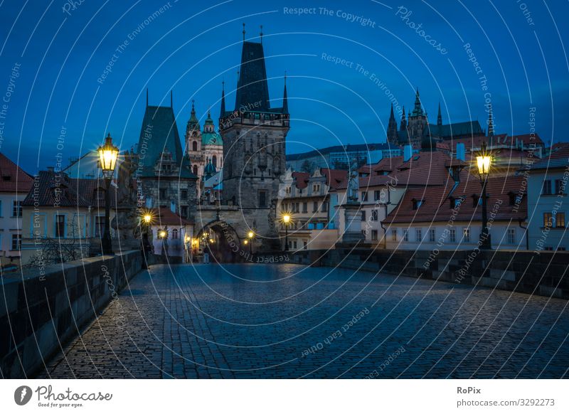 Historic skyline of Prague. Lifestyle Style Relaxation Meditation Leisure and hobbies Vacation & Travel Tourism Sightseeing City trip Economy Services Art