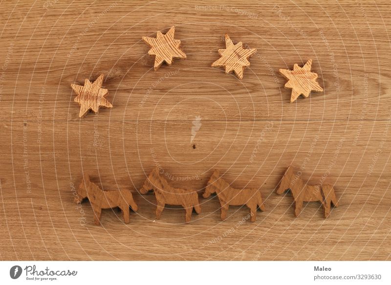 wooden figures Abstract Design Geometry Wood Insulation model Things Puzzle Playing Structures and shapes Toys Brown Star (Symbol) Horse plywood Figure