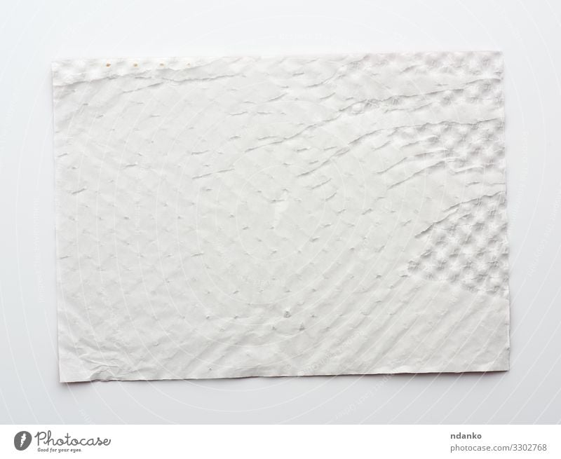 rectangular white sheet of paper Design Decoration Craft (trade) Paper Packaging Natural Retro Clean Soft White Colour backdrop background Blank Cardboard