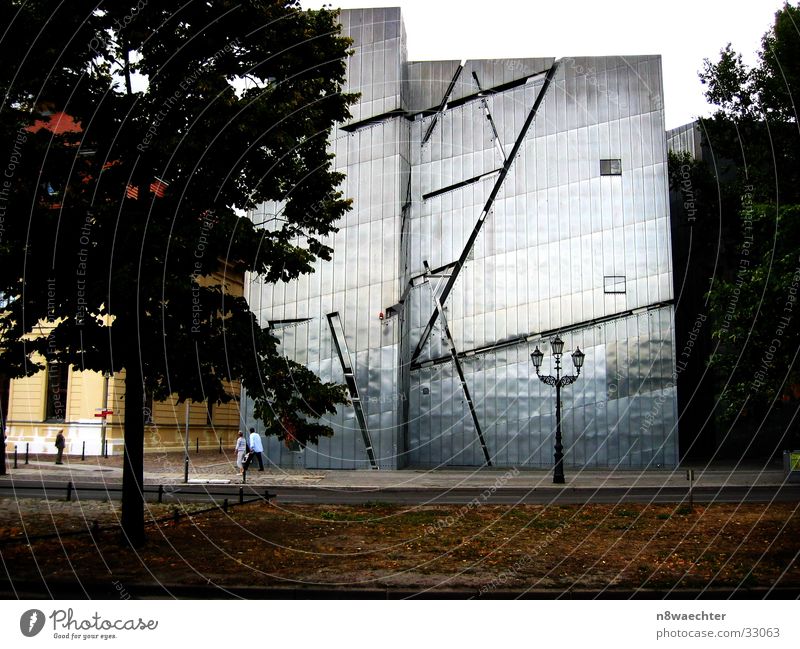 Jewish Museum Berlin Art Light Lantern Tree Leaf Architecture Modern zinc Silver Shadow Daniel Libeskind Past