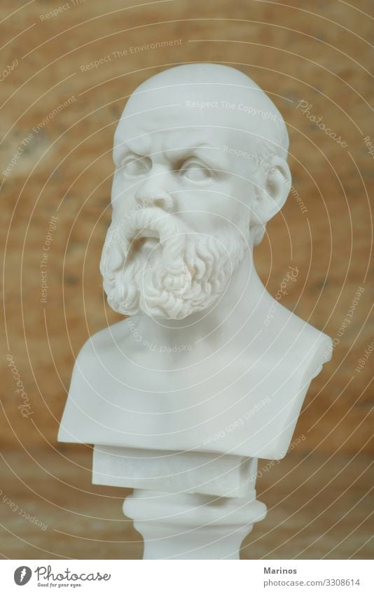 Statue of Socrates,ancient Greek philosopher. Vacation & Travel Tourism Teacher Academic studies Art Culture Architecture Monument Stone Old Think Historic