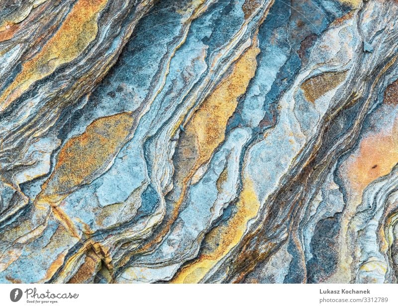 Rock layers - a colorful formations of rocks stacked Design Beautiful Nature Earth Canyon Stone Old Natural Brown Gray Green attraction background cambrian