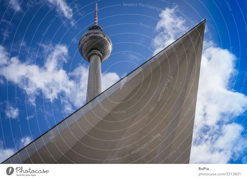 Television tower at Alexanderplatz. Lifestyle Design Vacation & Travel Tourism Sightseeing City trip Science & Research Work and employment Profession Workplace