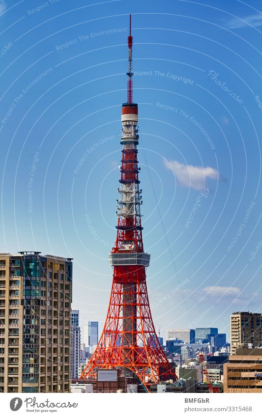 tokyo tower Vacation & Travel Tourism Trip Far-off places Sightseeing City trip Advancement Future Tokyo Japan Asia Capital city Downtown Tower