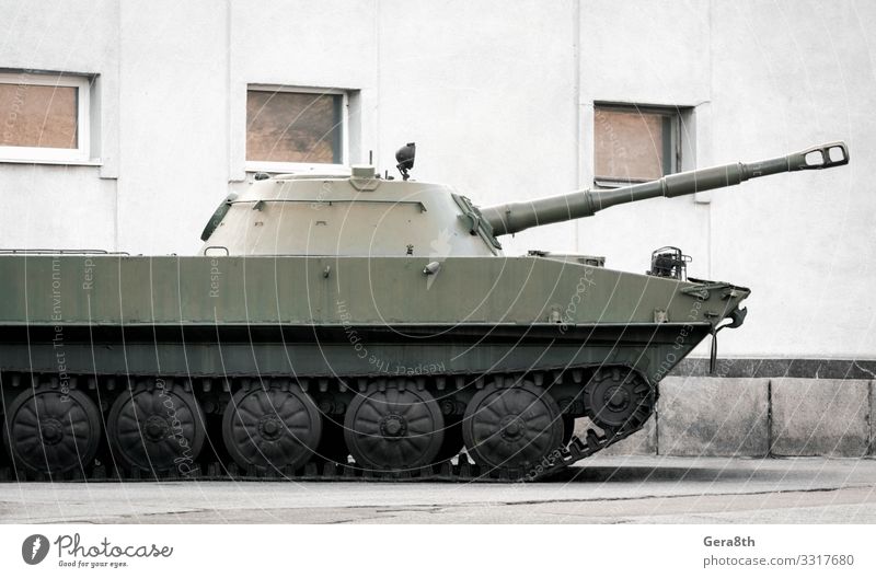 military army equipment armored tank on a city street in Ukraine House (Residential Structure) Building Transport Street Threat Protection War Crimea Armour
