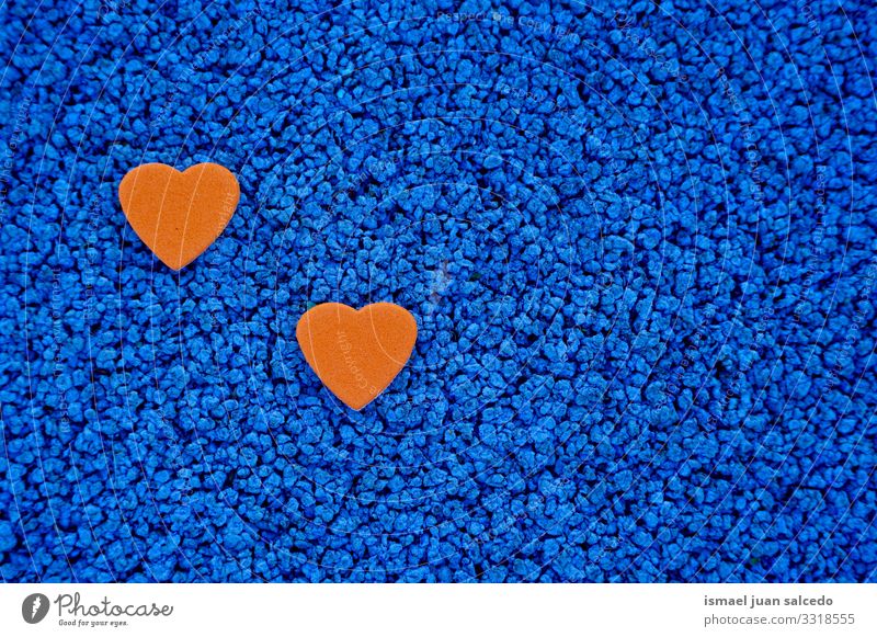 orange hearts decoration for valentine's day Heart Love Blue Orange Background picture Colour Multicoloured Valentine's Day Symbols and metaphors Romance