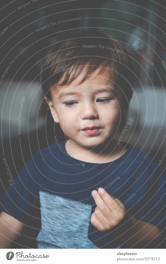 cute young boy playing and have a happy time Lifestyle Joy Happy Face Summer Child School Schoolchild Human being Boy (child) Family & Relations Friendship