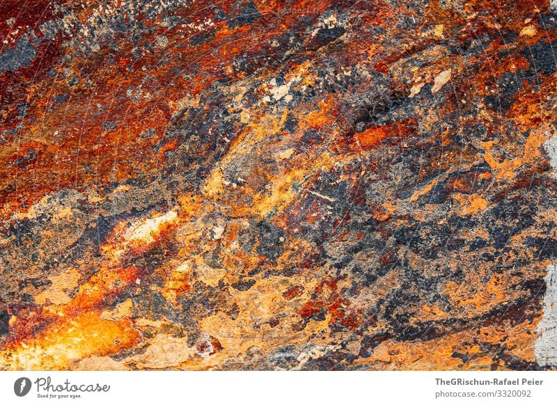 rust Art Brown Orange Copper Rust Structures and shapes Pattern Stone Colour photo Exterior shot Deserted Copy Space right Copy Space top Copy Space bottom