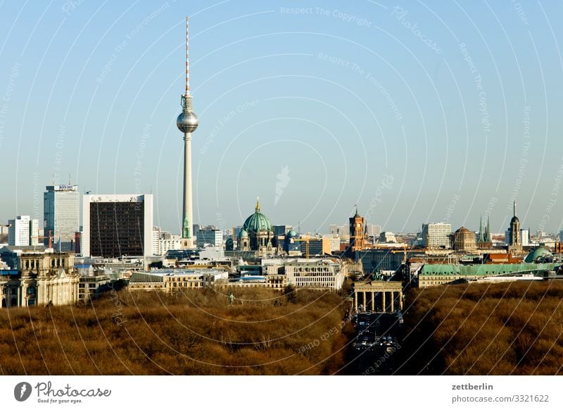 Skyline Berlin Towards East A Royalty Free Stock Photo From Photocase