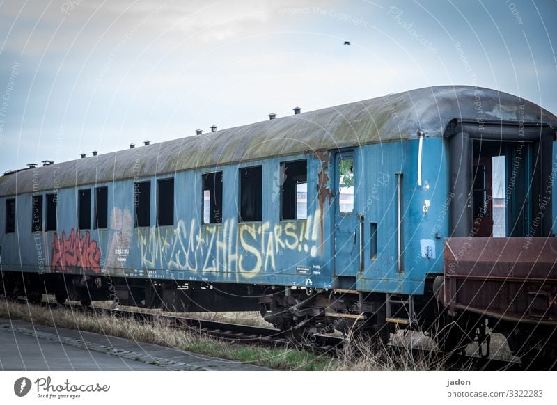ghost train. Style Workplace Logistics Company Energy crisis Environment Industrial plant Transport Means of transport Passenger traffic Train travel