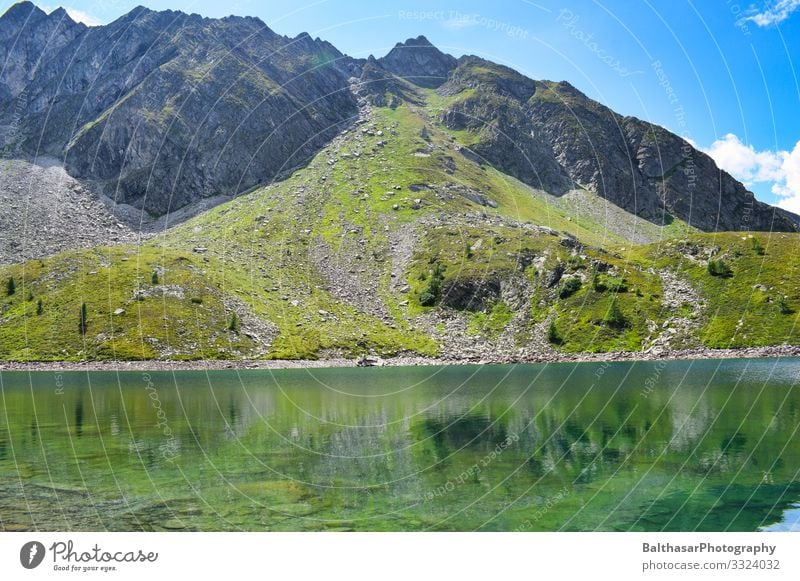 Mountain and Lake (Austria) Vacation & Travel Tourism Trip Freedom Summer Summer vacation Hiking Environment Nature Landscape Plant Elements Water Sky Clouds
