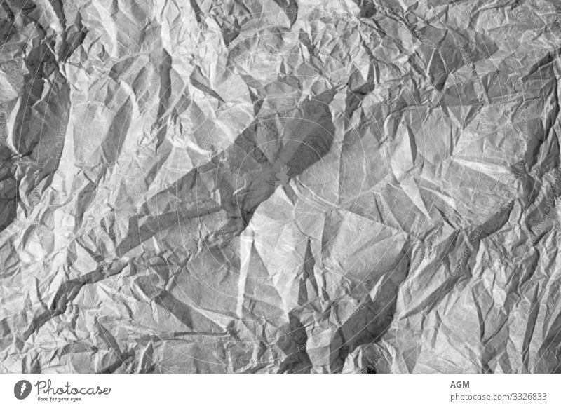 Texture background crumpled paper Stationery Paper Piece of paper Work and employment Aggression Sharp-edged Gray Stress Fear Business Chaos Colour Frustration