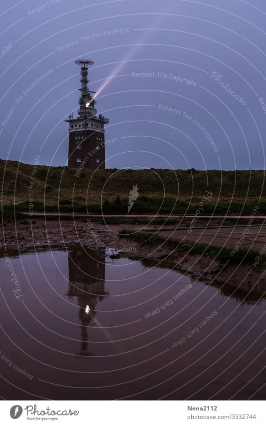Lighthouse in Helgoland Fishing village Dark Puddle Island North Sea North Sea Islands Vacation & Travel Vacation destination Lower Saxony Colour photo