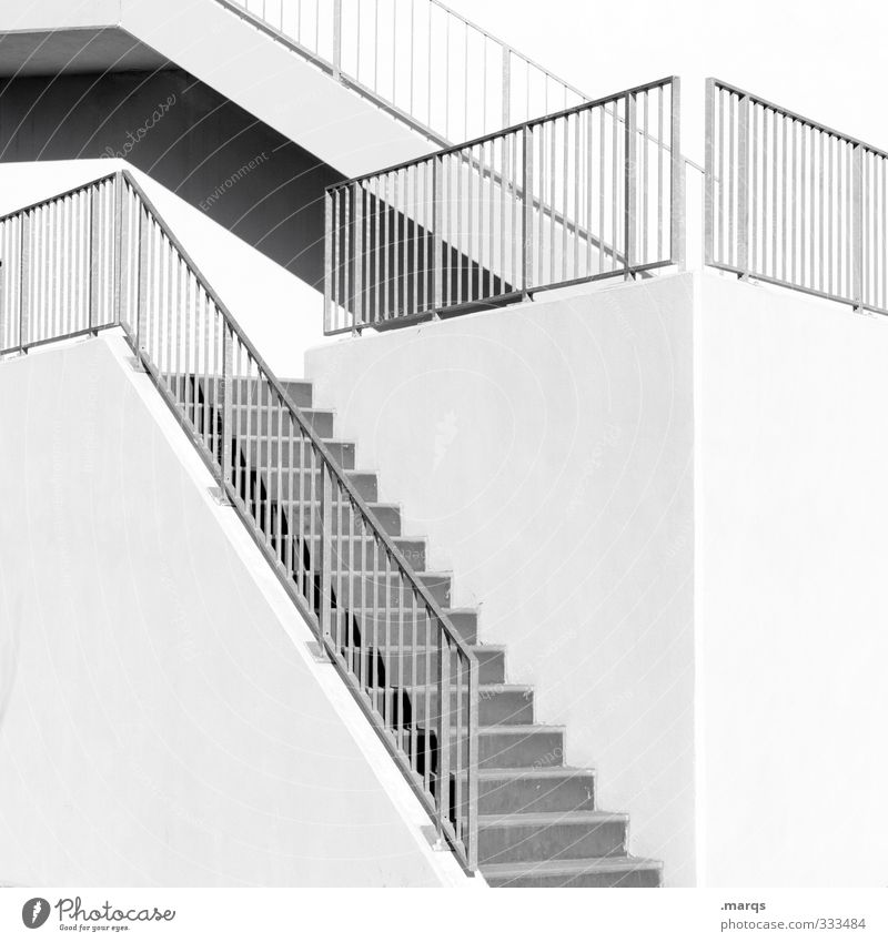 step by step Elegant Style Design Career Architecture Stairs Handrail Banister Bright Modern Beginning Esthetic Arrangement Lanes & trails Upward Go up Descent