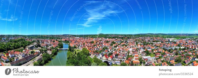 Rottenburg on the Neckar Beautiful Tourism Trip Far-off places Sightseeing City trip Summer Sun Weather Town Old town Bridge Architecture Tourist Attraction