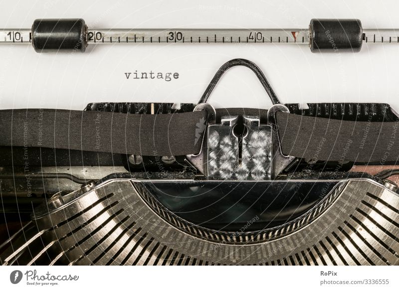 vintage typewriter Lifestyle Style Design Leisure and hobbies Reading Living or residing Education Adult Education School Study Work and employment Workplace