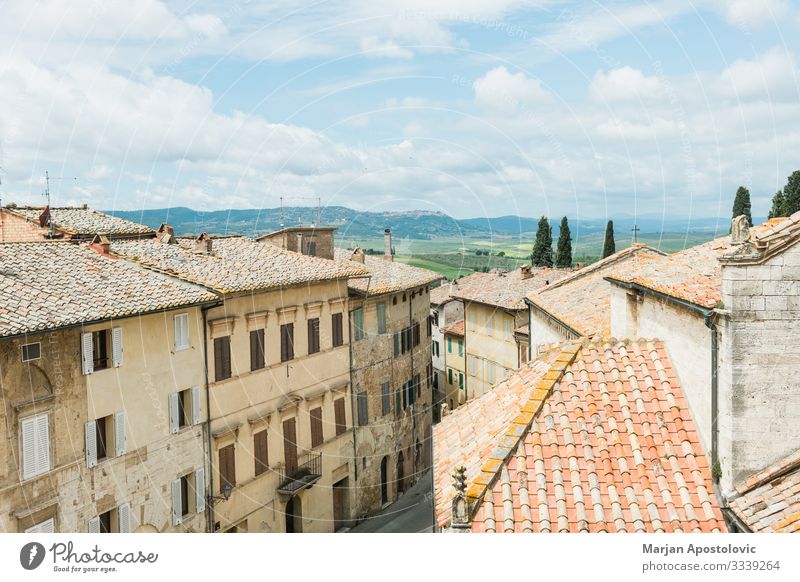 Cityscape of San Quirico d'Orcia in Tuscany Vacation & Travel Tourism Trip Sightseeing City trip Landscape Italy Europe Village Old town Skyline