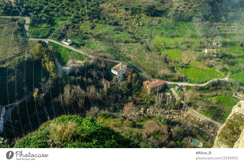 Ronda natural landscape aerial view Andalusia Spain Vacation & Travel Hiking Nature Landscape Plant Grass Garden Meadow Field Canyon Tagus de Ronda Europe