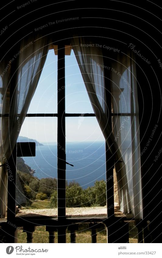 Son Marroig, Mallorca Majorca Window Vantage point Europe Archduke Ludwig Salvator Mediterranean sea