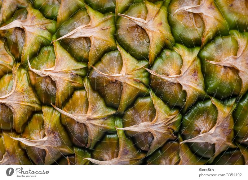 peel of ripe pineapple macro closeup Fruit Exotic Utilize background blank template detailed exotic fruit food Pineapple pineapple pattern pineapple peel