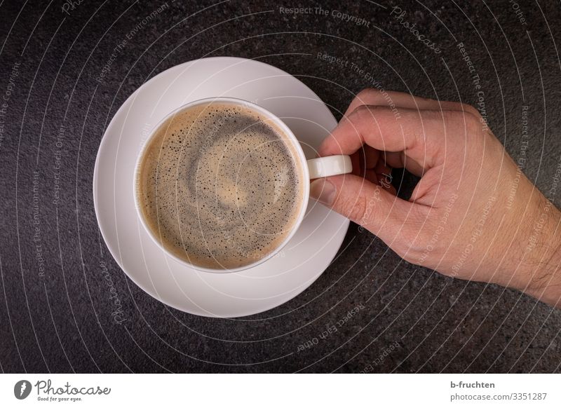A cup of coffee Food Beverage Drinking Hot drink Coffee Espresso Plate Cup Restaurant Fingers Utilize Touch To hold on To enjoy Fresh To have a coffee