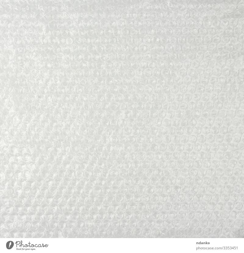 texture of air bubble film Craft (trade) Packaging Package Plastic Glittering Clean Soft White Protection Wrap Metal foil Blank background Material Surface