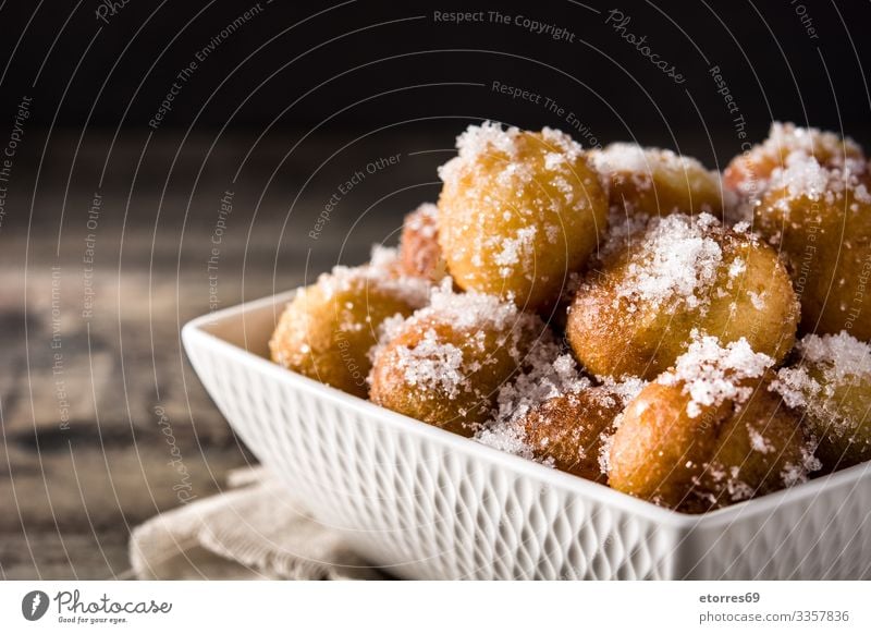 Carnival fritters or buñuelos de viento for holy week Artisan Ball Breakfast Roll Fairs & Carnivals Christmas & Advent Cooking Dessert Dough Flour Food
