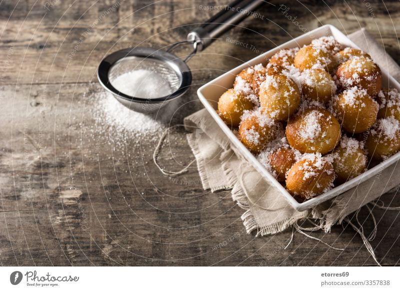 Carnival fritters or buñuelos de viento for holy week Artisan Ball Breakfast Roll carnival christmas Cooking Dessert Dough Flour Food Healthy Eating