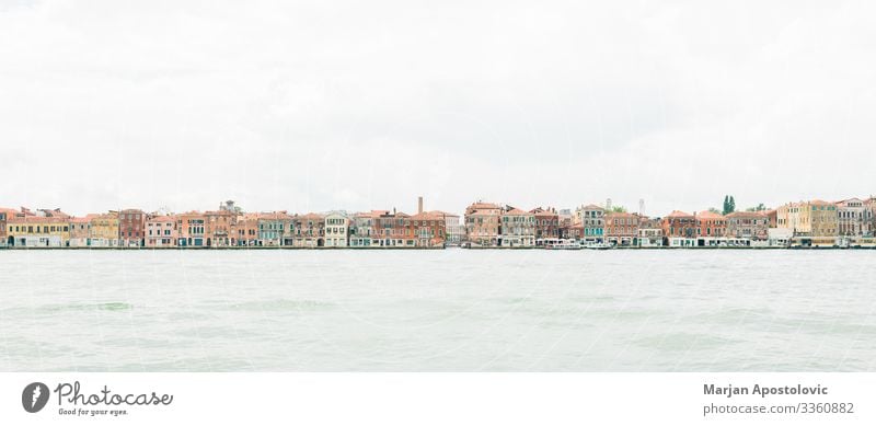 Panoramic view of Venice on the water, Italy Vacation & Travel Tourism Sightseeing City trip Landscape Europe Town Port City Downtown Old town Overpopulated