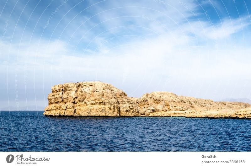 Egypt Sharm El Sheikh South Sinai red sea view of the rocks Vacation & Travel Summer Ocean Waves Wallpaper Landscape Sky Clouds Horizon Beautiful weather Rock