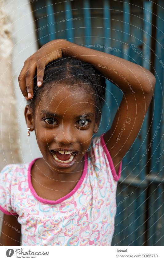 expressive girl , havana - cuba Lifestyle Style Beautiful Playing Vacation & Travel Trip Island Child Human being Feminine Girl Infancy Head Hair and hairstyles