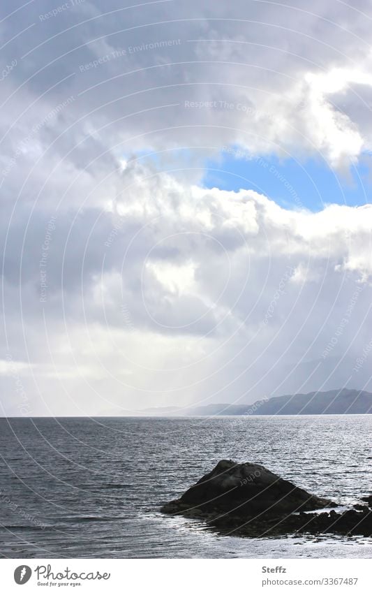 nordic romance in scotland Nordic romanticism Scotland Scottish Sea silent Loneliness Romance Lakeside Mysterious shimmer of light Flare Comforting calm water