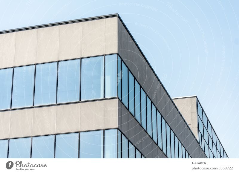 gray concrete building with empty windows House (Residential Structure) Office Building Architecture Street Stone Concrete Modern New Blue Gray