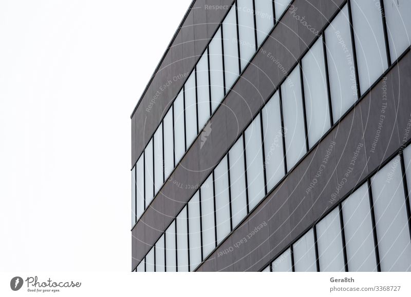 many empty windows of a gray concrete building House (Residential Structure) Office Building Architecture Street Stone Concrete Modern New Gloomy Gray
