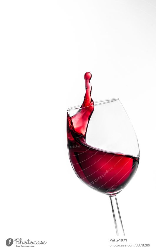 wine glass splash